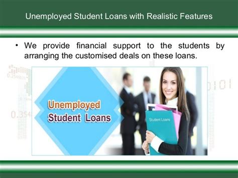 Student Loans For Unemployed Students